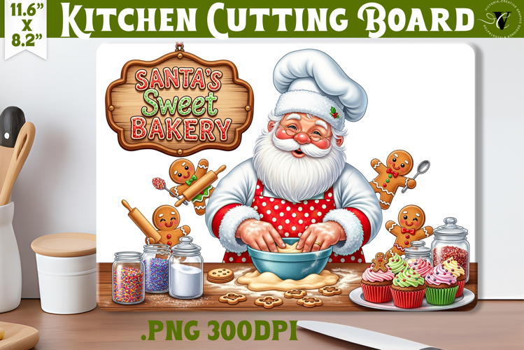 Kitchen Cutting Board | Cute Christmas Cutting Board