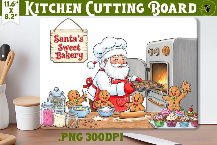 Kitchen Cutting Board | Cute Christmas Cutting Board