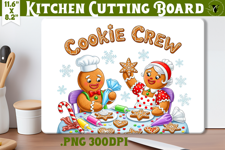 Kitchen Cutting Board | Cute Christmas Cutting Board