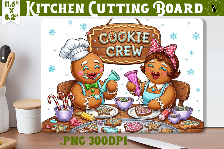 Kitchen Cutting Board | Cute Christmas Cutting Board
