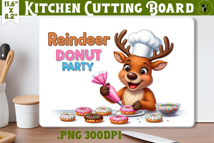 Kitchen Cutting Board | Cute Christmas Cutting Board