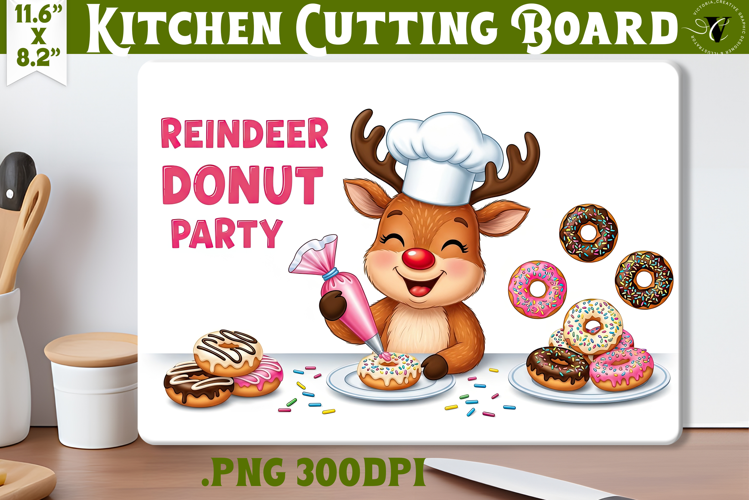 Kitchen Cutting Board | Cute Christmas Cutting Board