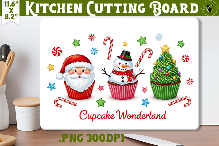 Kitchen Cutting Board | Cute Christmas Cutting Board
