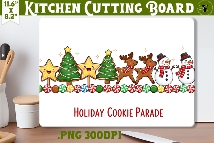 Kitchen Cutting Board | Cute Christmas Cutting Board