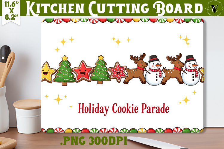 Kitchen Cutting Board | Cute Christmas Cutting Board