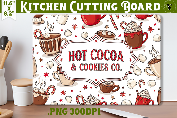 Kitchen Cutting Board | Cute Christmas Cutting Board