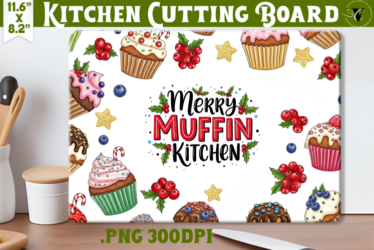 Kitchen Cutting Board | Cute Christmas Cutting Board