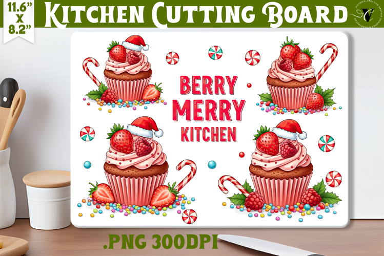 Kitchen Cutting Board | Cute Christmas Cutting Board