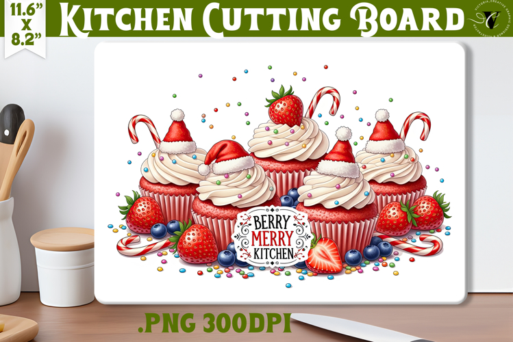 Kitchen Cutting Board | Cute Christmas Cutting Board