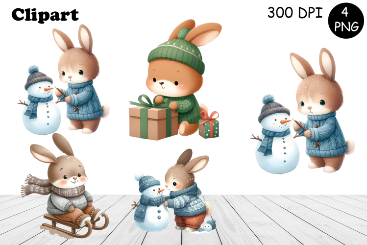 Winter Animals Clipart Image 18