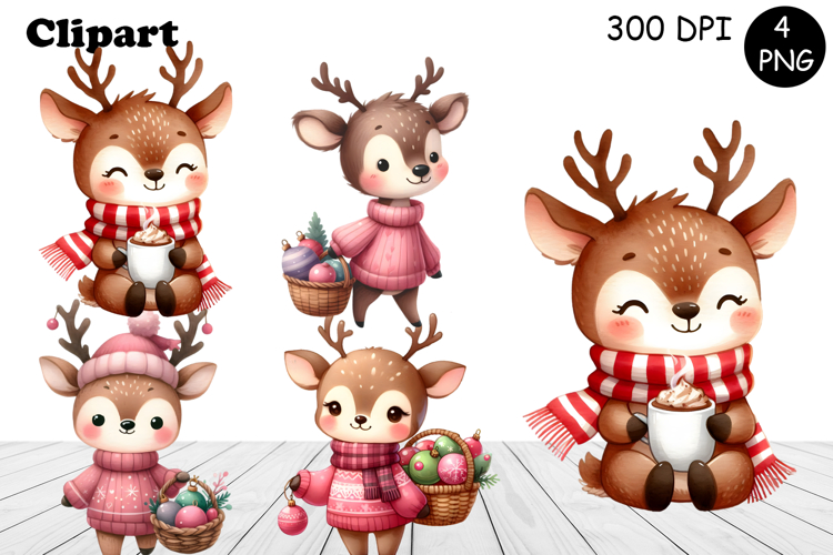 Winter Animals Clipart Image 3