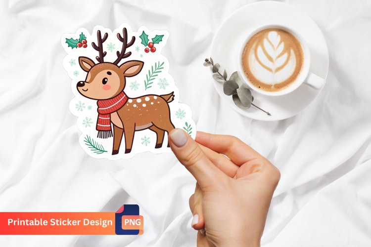 Christmas Reindeer Clipart Image 11