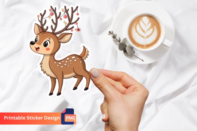 Christmas Reindeer Clipart Image 3