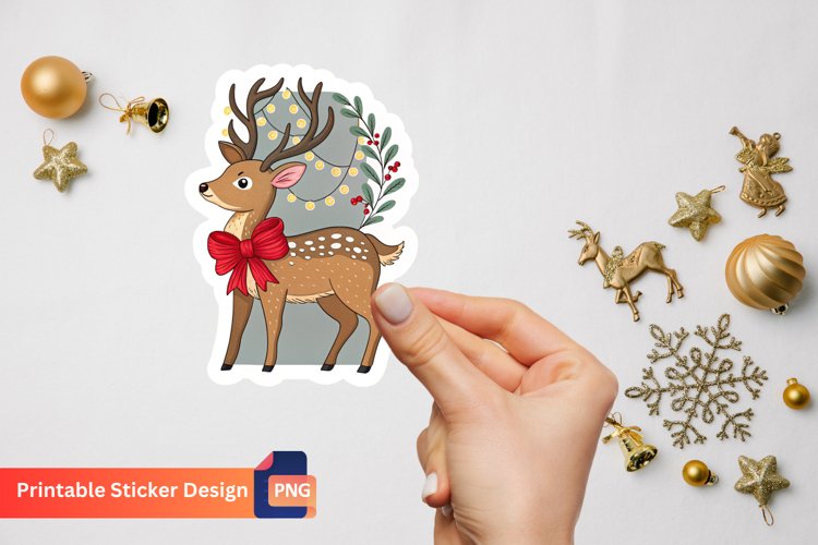 Reindeer Clipart Image 4