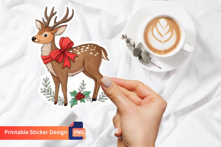 Christmas Reindeer Clipart Image 4