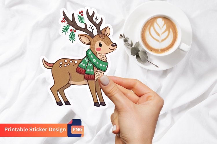 Christmas Reindeer Clipart Image 2
