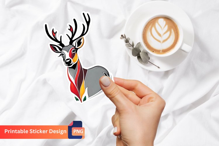 Reindeer Clipart Image 6