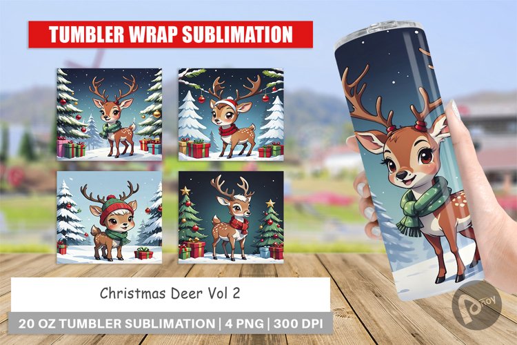 Christmas Tumbler Wrap Image 14