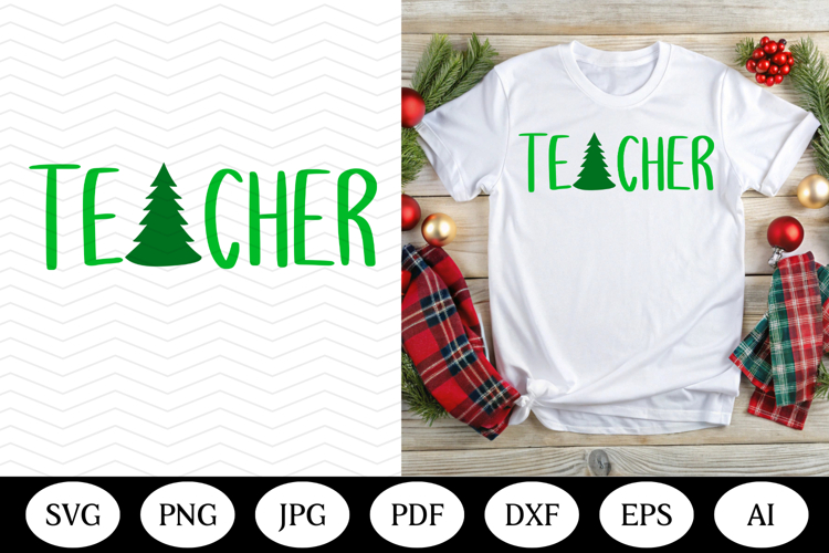 Christmas Teacher SVG design, christmas png sublimation