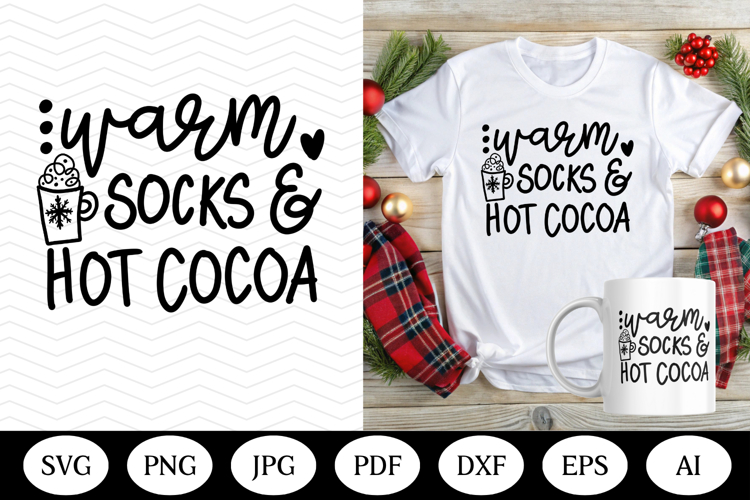 Christmas Socks Clipart Image 3