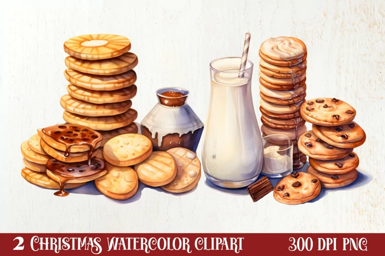 Christmas Dessert Clipart Sublimation, Christmas PNG