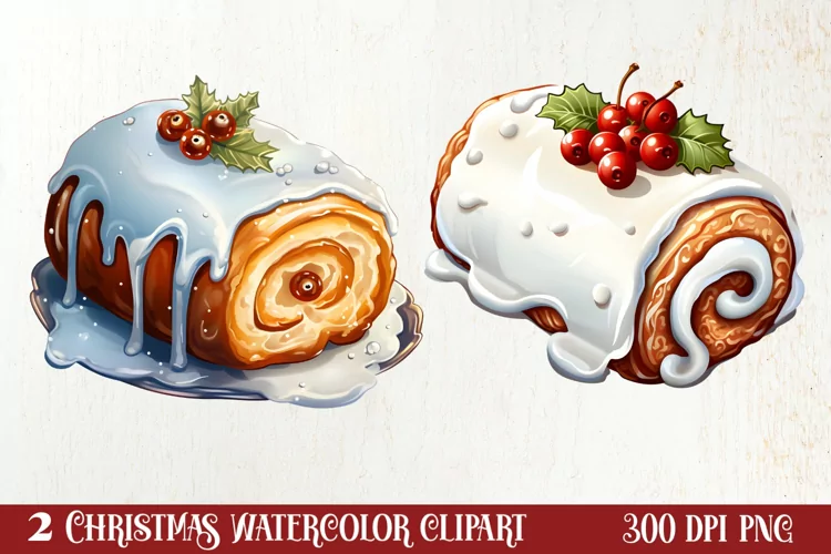 Christmas Dessert Clipart Sublimation, Christmas PNG