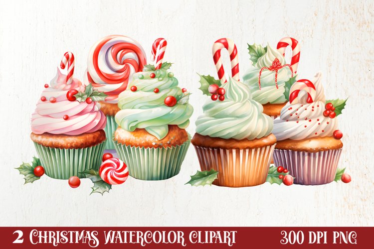 Christmas Dessert Clipart Sublimation, Christmas PNG
