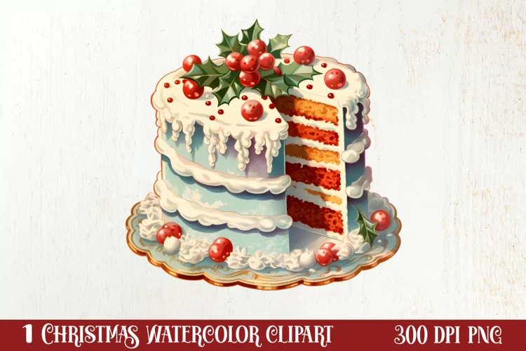 Christmas Dessert Clipart Sublimation, Christmas PNG