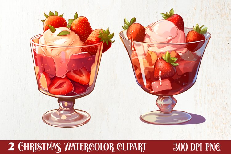 Christmas Dessert Clipart Sublimation, Christmas PNG