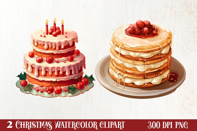Christmas Dessert Clipart Sublimation, Christmas PNG