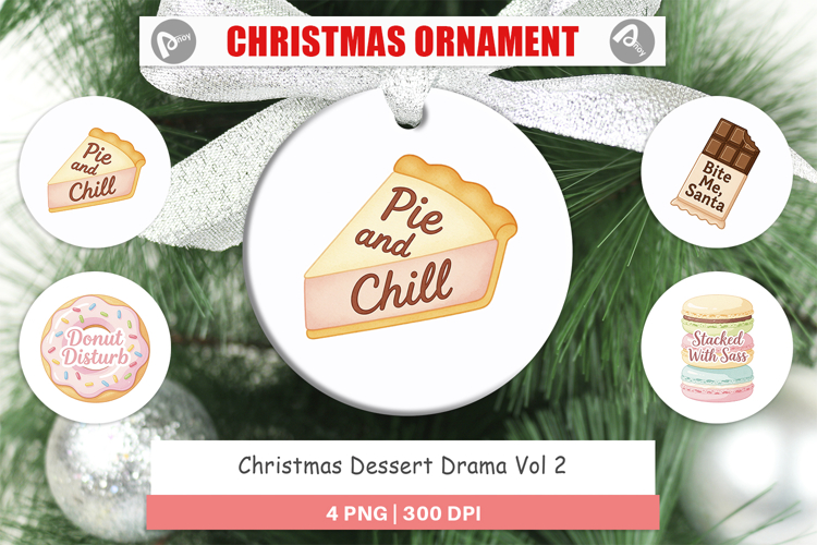 Ornament Christmas Dessert Quotes