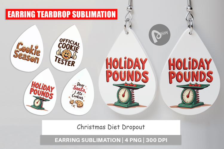 Earring Sublimation Designs Image 8