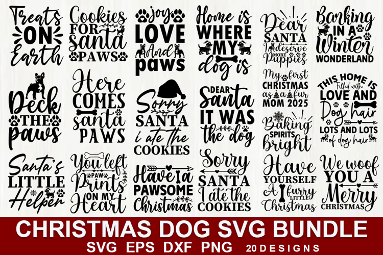 Christmas Dog Svg Image 7