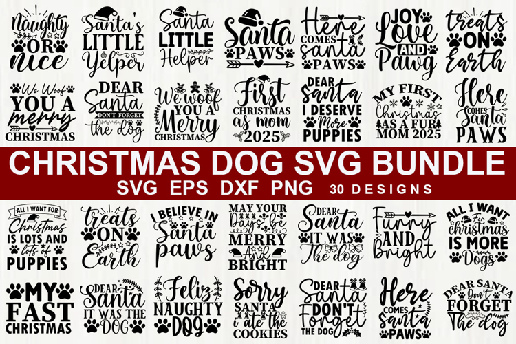 Christmas Dog Svg Image 16