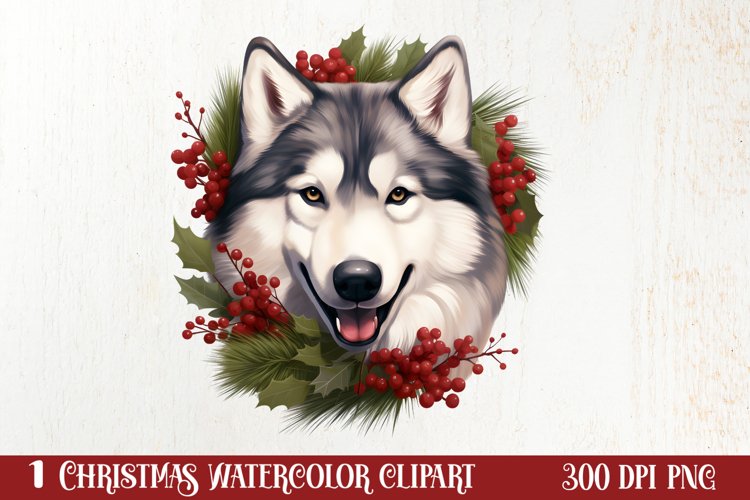 Christmas Wreath Clipart Image 19