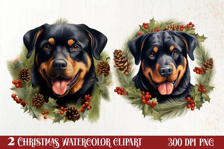 Christmas Wreath Clipart Image 10