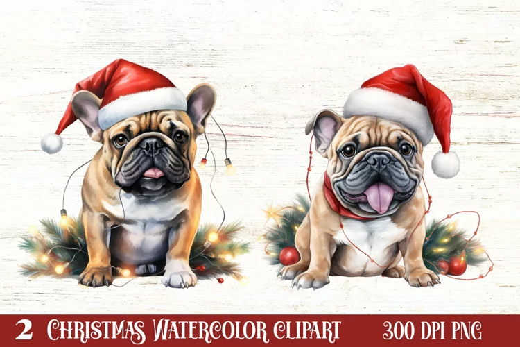 Dog Christmas Lights Sublimation Clipart, Chritsmas PNG