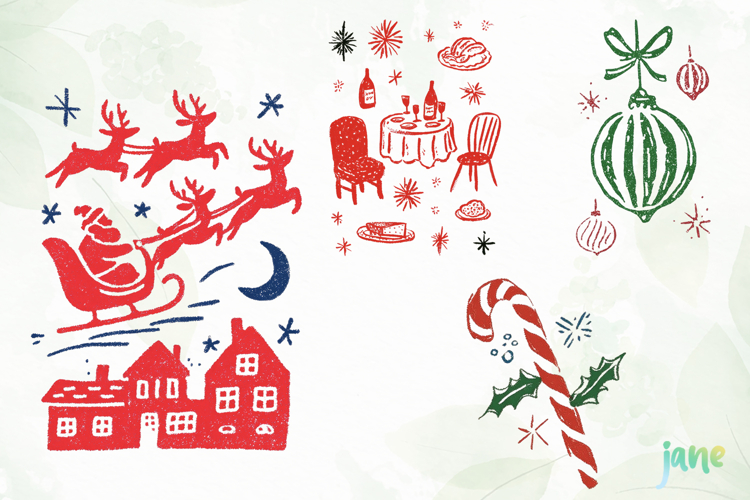 Christmas Doodle Image 2