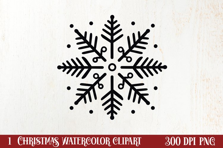 Christmas Doodle Sublimation Clipart, Christmas Clipart example image 1