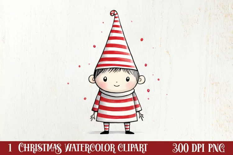 Christmas Doodle Sublimation Clipart, Christmas Clipart
