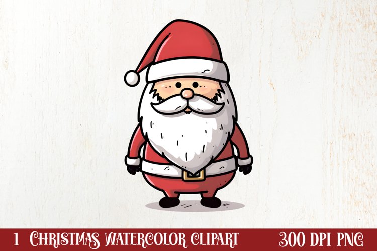 Christmas Doodle Sublimation Clipart, Christmas Clipart example image 1