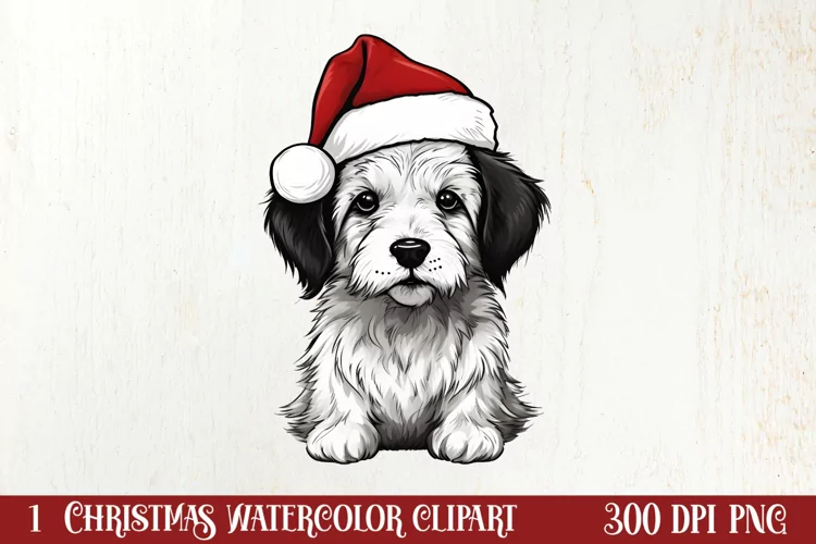 Christmas Doodle Sublimation Clipart, Christmas Clipart