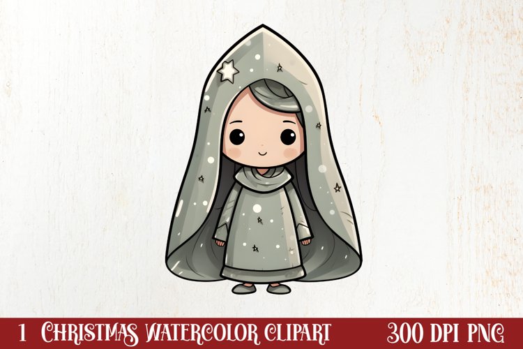 Christmas Doodle Sublimation Clipart, Christmas Clipart example image 1