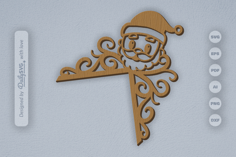 Christmas Door Corner SVG