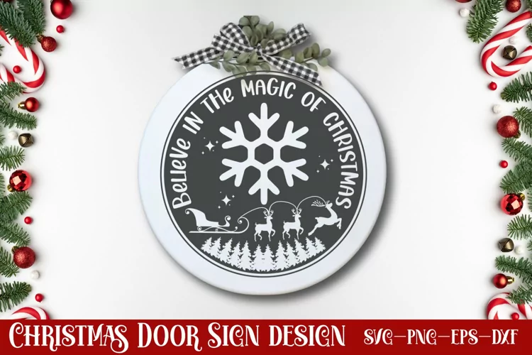 Believe in the magic of christmas SVG