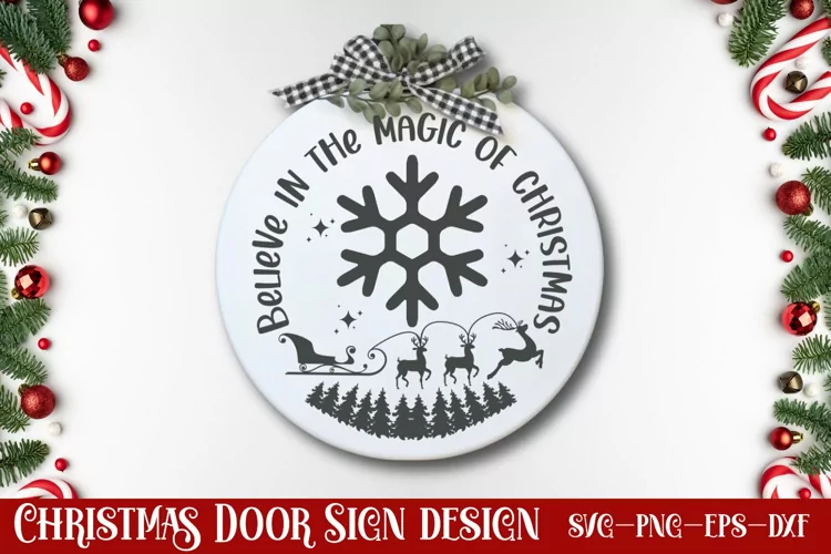 Believe in the magic of christmas SVG