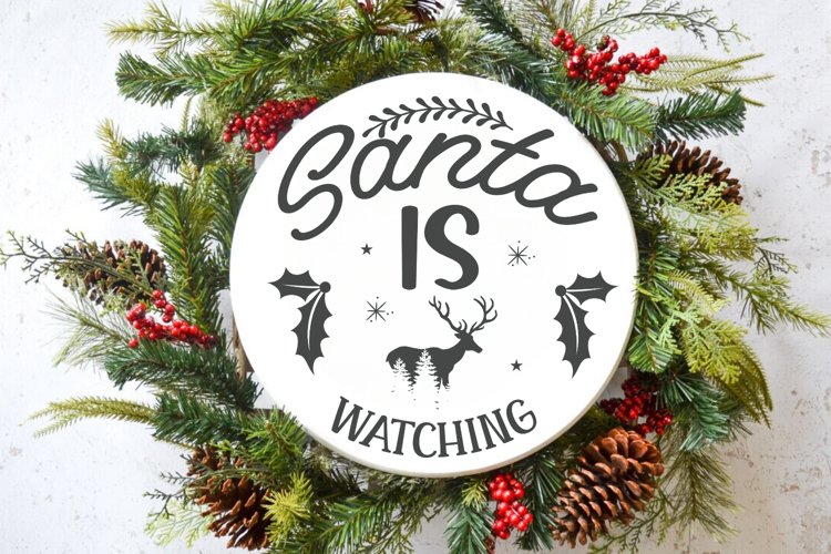 Round Christmas Ornament Svg Image 18