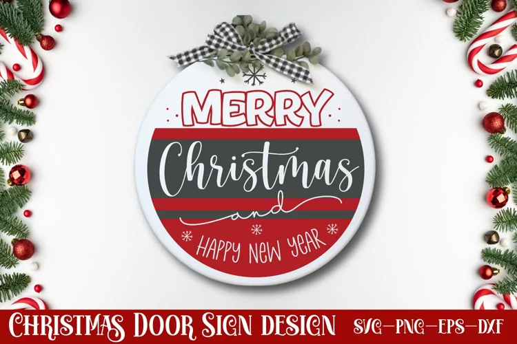 Merry christmas and happy new year SVG