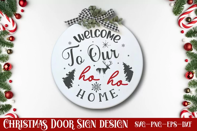Welcome to our ho ho home SVG