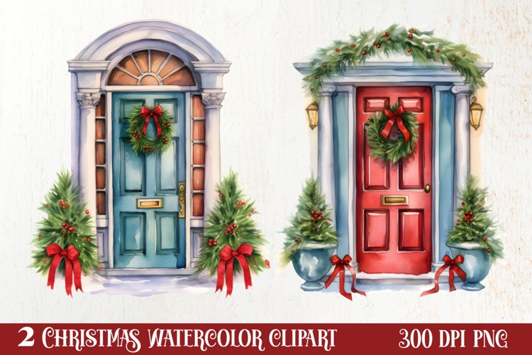 Christmas Watercolor Clipart Image 15
